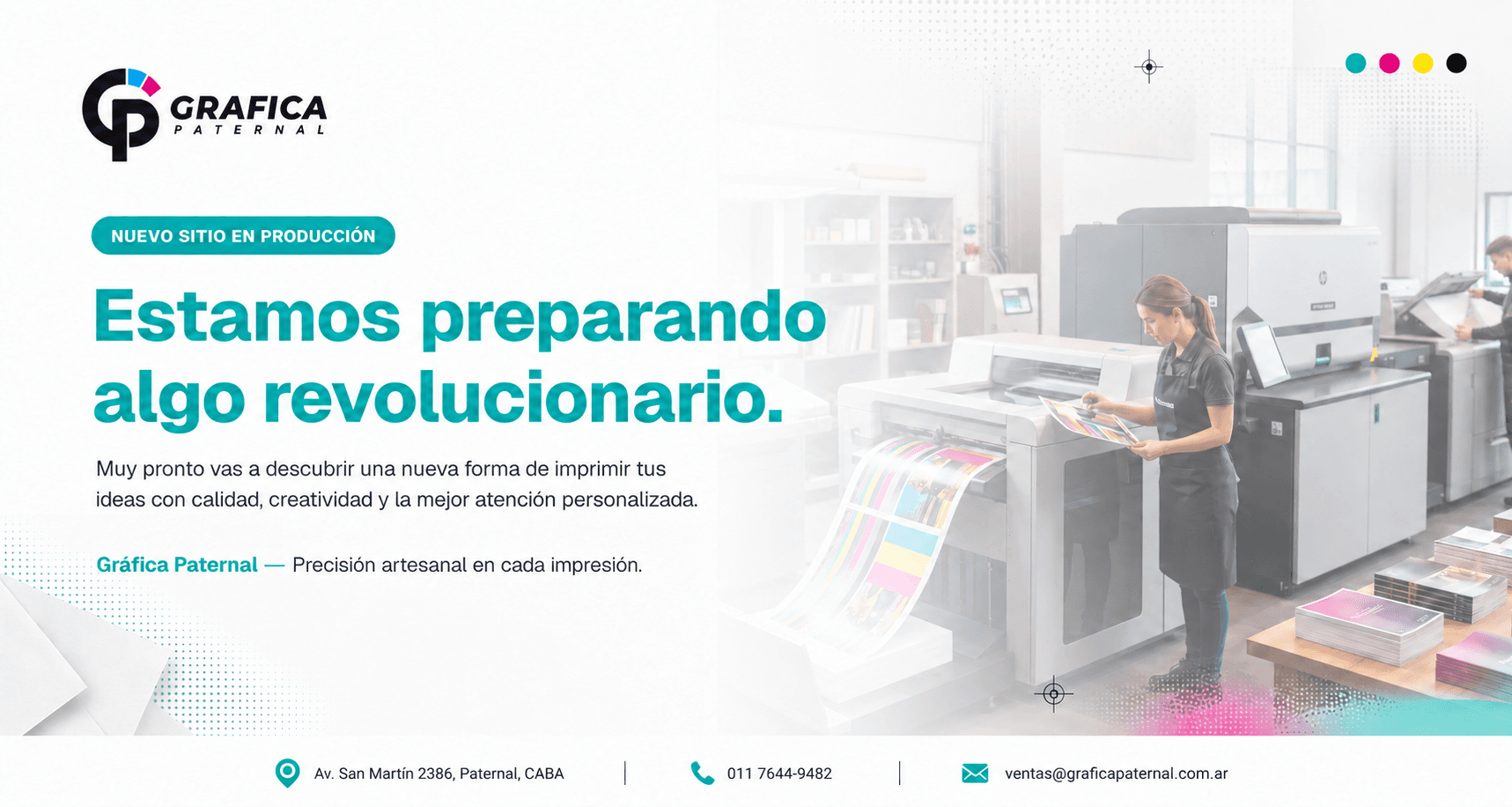 Gráfica Paternal — Nuevo sitio en producción