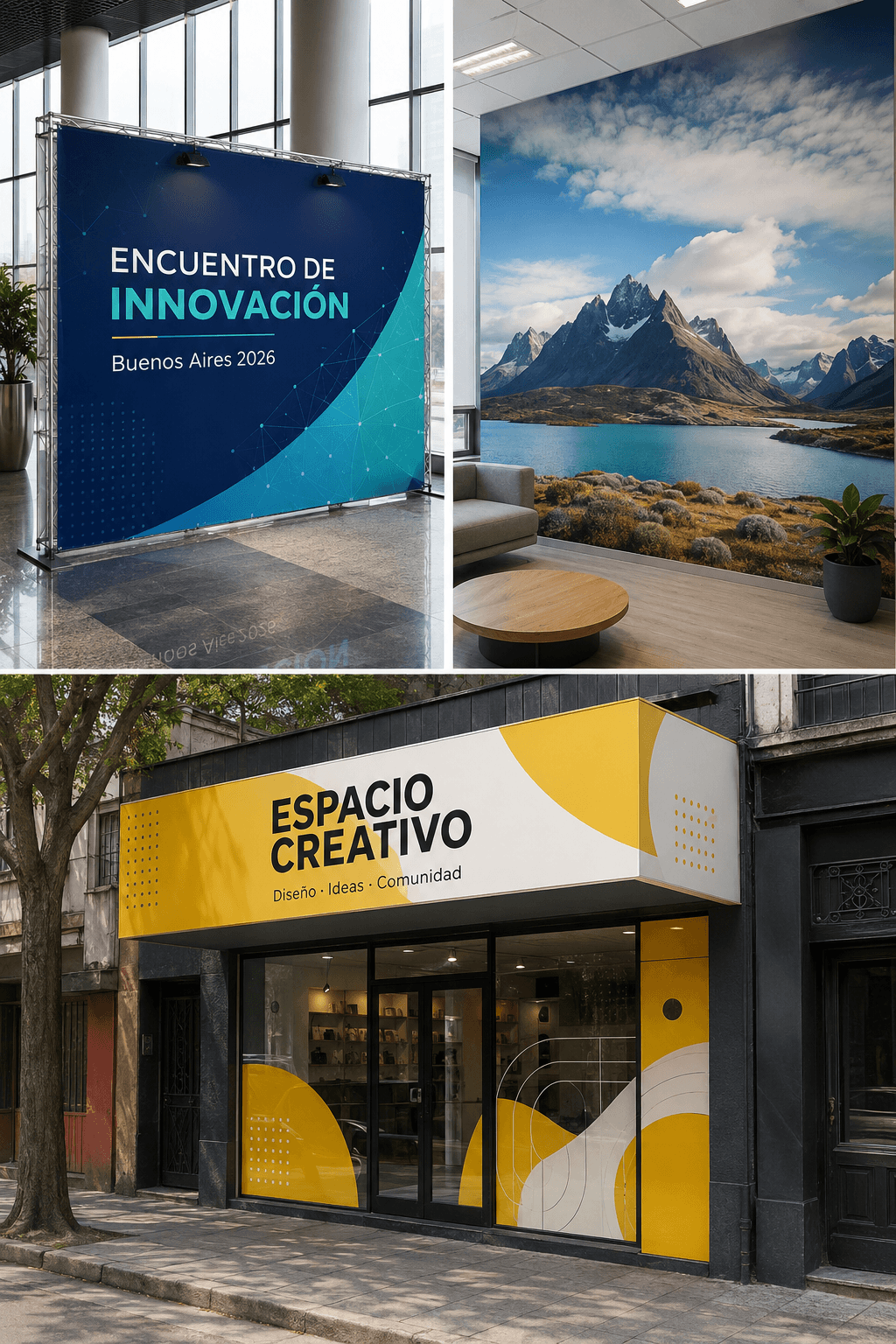 Impresión de gigantografías en gran formato en Gráfica Paternal